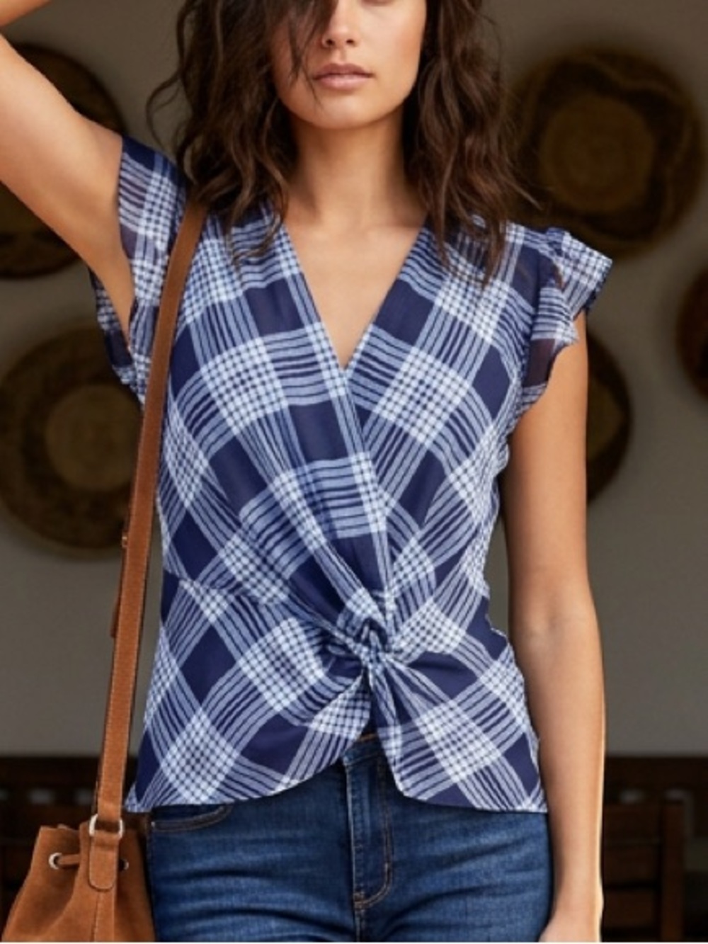 Laundry by Shelli Segal blue blouse
